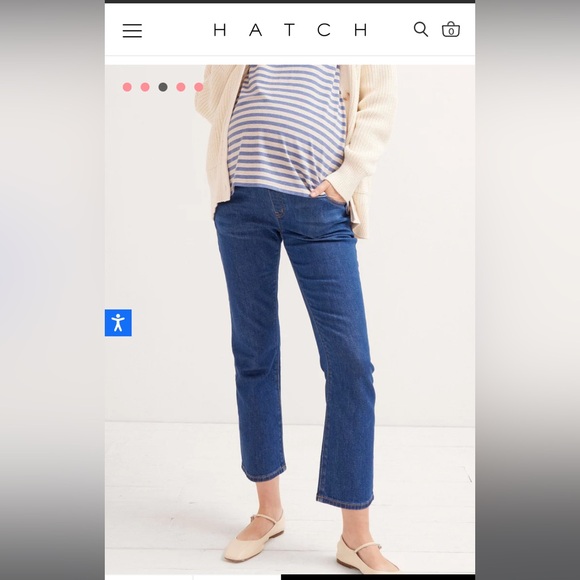 NWT HATCH MATERNITY jeans - Picture 2 of 10